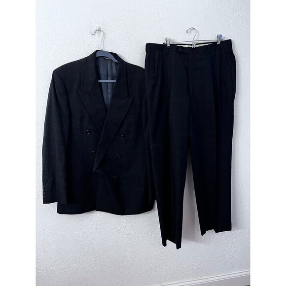 Christian Dior Monsieur Paris Mew York pure wool suit mens size 43L - Picture 1 of 16